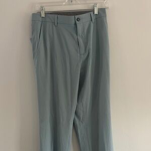 Oxford Golf Pants Men’s 32x32 – Light Blue, Stretch Performance Fit